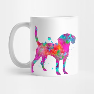 Beagle Dog Watercolor Painting 2 Mug